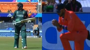 Pakistan Players Struggling to Score Runs against Netherlands in 2nd Match of Cricket World Cup 2023 at Hyderabad rsk Pakistan Players Struggling to Score Runs against Netherlands in 2nd Match of Cricket World Cup 2023 at Hyderabad rsk