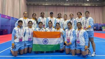 India won gold in Women Kabaddi After Beating Chinese Taipei and mark record of 100 medals in asian games 2023 at Hangzhou India won gold in Women Kabaddi After Beating Chinese Taipei and mark record of 100 medals in asian games 2023 at Hangzhou