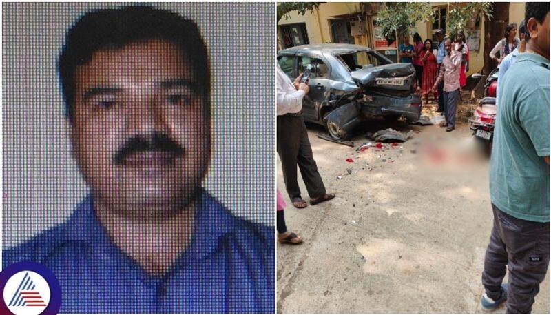 Bengaluru Maharani College campus Car hits students Critically injured admitted to hospital sat