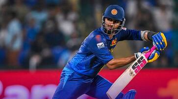 Sri Lanka Captain Dasun Shanaka Gives Explanation about loss against Pakistan in 8th Cricket World Cup Match at Hyderabad rsk Sri Lanka Captain Dasun Shanaka Gives Explanation about loss against Pakistan in 8th Cricket World Cup Match at Hyderabad rsk