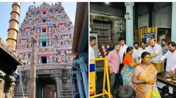 Devotees at Parthasarathy Temple in Chennai were given offerings on behalf of Udayanidhi Foundation KAK Devotees at Parthasarathy Temple in Chennai were given offerings on behalf of Udayanidhi Foundation KAK
