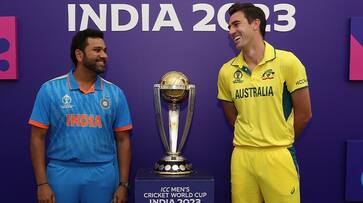 ICC World Cup 2023 Australia win the toss and elect bat first against India kvn ICC World Cup 2023 Australia win the toss and elect bat first against India kvn
