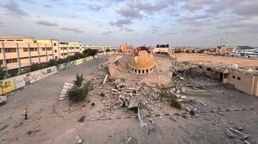 Israel Airstrike to Terrorist Hamas Gaza strip Destroy iconic al Amin Muhammad Mosque ckm Israel Airstrike to Terrorist Hamas Gaza strip Destroy iconic al Amin Muhammad Mosque ckm