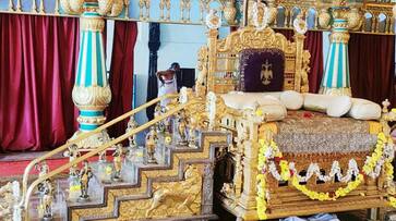 jeweled throne will assemble in the Mysore palace snr jeweled throne will assemble in the Mysore palace snr