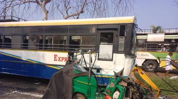 5 persons killed 6 persons highly injured while auto hit government bus in andhra pradesh vel 5 persons killed 6 persons highly injured while auto hit government bus in andhra pradesh vel