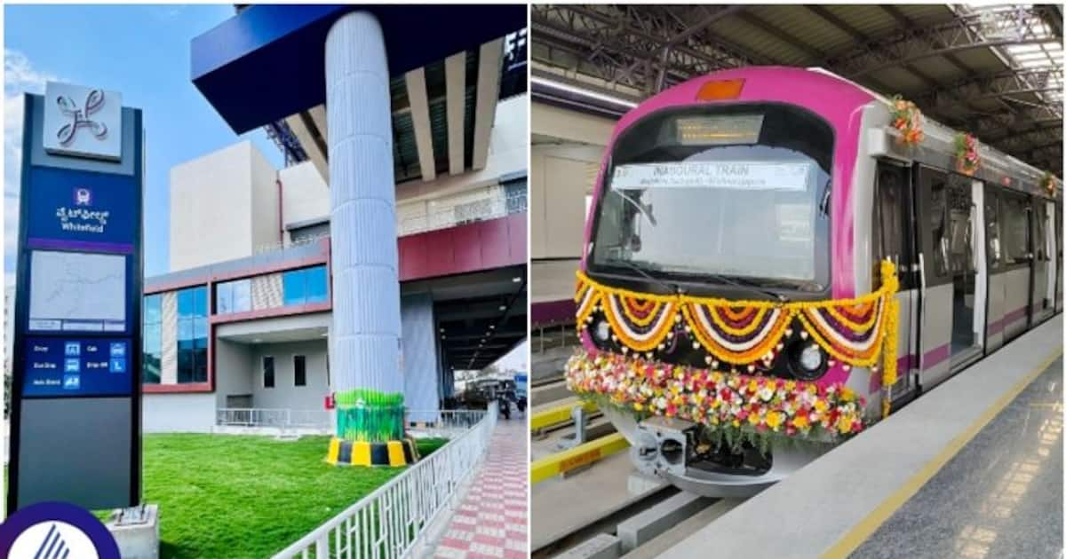 Bengaluru Metros Purple Line Sees Commuter Surge On Day 1 Peak Hour Woes Shared 5128