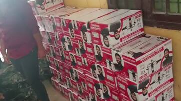 Telangana Assembly Election 2023 ... Hyderabad police seized coockers in congress supporter house AKP Telangana Assembly Election 2023 ... Hyderabad police seized coockers in congress supporter house AKP