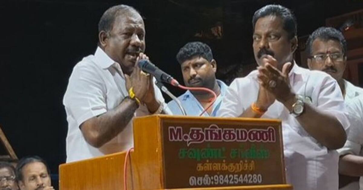 உதயநிதி குறித்து நான் அவதூறாக பேசியது தப்புதான்! பொதுக்கூட்டத்தில் வருத்தம் தெரிவித்த அதிமுக மாவட்ட செயலாளர்.!