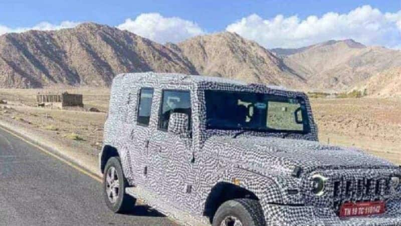 Upcoming Mahindra Thar 5-Door Spied With G-Wagon Style LED Headlight Setup: Full Details Here-rag
