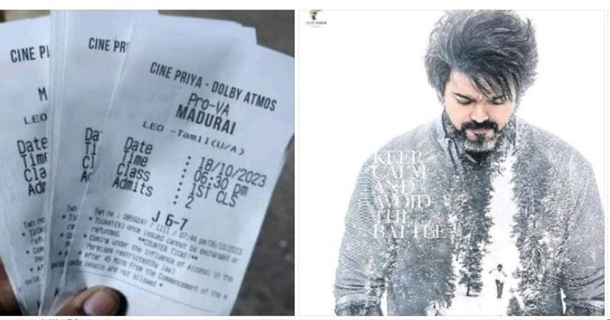 லியோ திரையிடப்படும் திரையரங்குகளுக்கு ஷாக்.! சிறப்பு காட்சி பெயரில் போலி டிக்கெட் விற்பனை- வெளியான பகீர் தகவல்