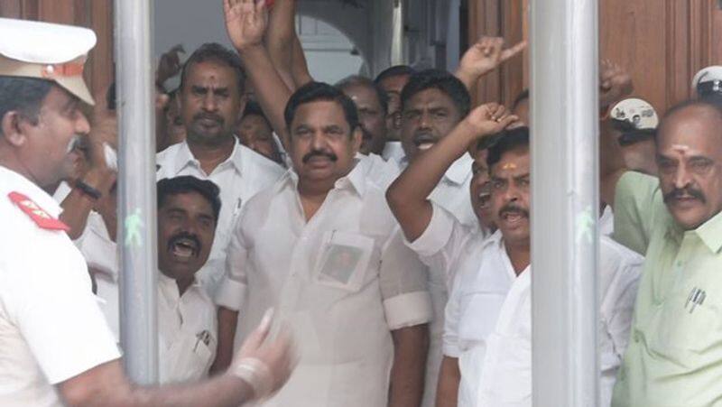 AIADMK members who protested against the allotment of seats to OPS in the Legislative Assembly were expelled KAK