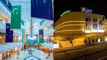 ODI World Cup 2023 Pakistan flag Bigger than India Lulu Mall Clarification san ODI World Cup 2023 Pakistan flag Bigger than India Lulu Mall Clarification san