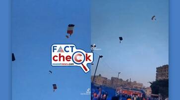 Fact Check: Viral video of Hamas fighters parachuting in Israel is FAKE rkn Fact Check: Viral video of Hamas fighters parachuting in Israel is FAKE rkn