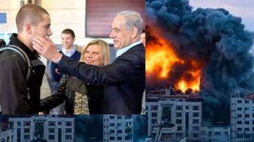 Israel Palestine war Is Israeli Prime Minister Benjamin Netanyahu is sent his son tor battle field what is fact behind viral photo akb Israel Palestine war Is Israeli Prime Minister Benjamin Netanyahu is sent his son tor battle field what is fact behind viral photo akb
