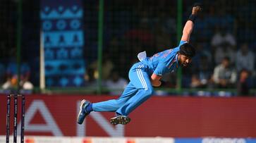 World Cup 2023 Jasprit Bumrah 4 Wicket Haul Helps India Restrict Afghanistan To 272 for 8 kvn World Cup 2023 Jasprit Bumrah 4 Wicket Haul Helps India Restrict Afghanistan To 272 for 8 kvn