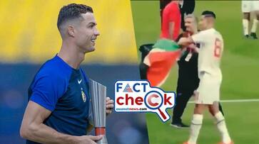 Fact-Check: Cristiano Ronaldo did NOT wave Palestinian flag amid Israel-Hamas war anr Fact-Check: Cristiano Ronaldo did NOT wave Palestinian flag amid Israel-Hamas war anr