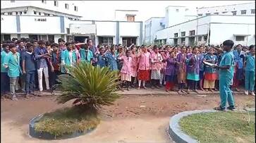 medical college student died road accident in thiruvarur district and his classmates protest against college administration vel medical college student died road accident in thiruvarur district and his classmates protest against college administration vel