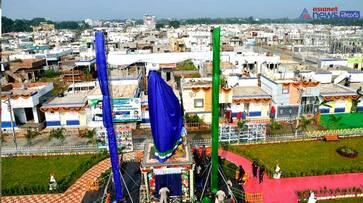 AP CM YS Jagan launches YSR Jagananna Houses at Samarlakota in Kakinada District lns AP CM YS Jagan launches YSR Jagananna Houses at Samarlakota in Kakinada District lns