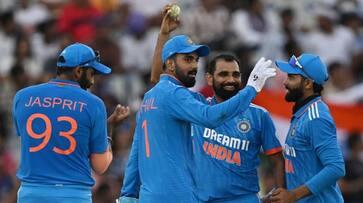 Mohammed Shami Overtakes Anil Kumble to achieve this Unique feet in DI World Cup vs New Zealand gkc Mohammed Shami Overtakes Anil Kumble to achieve this Unique feet in DI World Cup vs New Zealand gkc