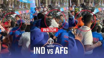 IND vs AFG World Cup match: fans involved in fight in delhi. Viral video Rya IND vs AFG World Cup match: fans involved in fight in delhi. Viral video Rya