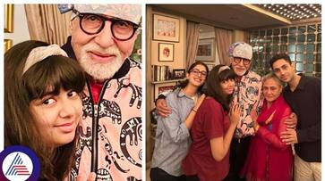 Aishwarya Rai crops Jaya Bachchan Navya Naveli out of photo while wishing Amitabh Bachchan on birthday gow Aishwarya Rai crops Jaya Bachchan Navya Naveli out of photo while wishing Amitabh Bachchan on birthday gow