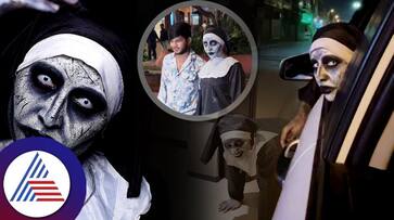 woman in delhi dresses as demon nun terrifies people in viral video ash woman in delhi dresses as demon nun terrifies people in viral video ash