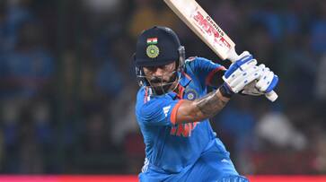 ICC World cup 2023: Virat Kohli goes after scoring 16 runs, Team India lost 2 wickets CRA ICC World cup 2023: Virat Kohli goes after scoring 16 runs, Team India lost 2 wickets CRA