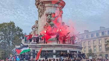 Israel-Hamas war: Pro-Palestinian rally ban in France sparks defiant protests, clashes with police (WATCH) snt Israel-Hamas war: Pro-Palestinian rally ban in France sparks defiant protests, clashes with police (WATCH) snt