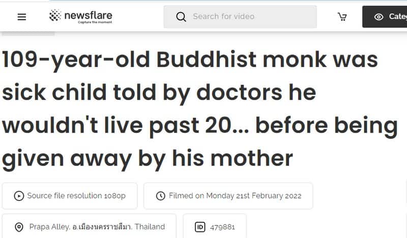 399 years old monk in thailand real or fake fact check jje 