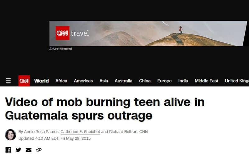 Video of mob burning a teen alive is not from Israel fact check jje 