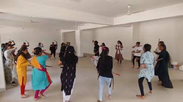 Preparations for Dandiya Dance have begun in earnest At Vijayapura gvd Preparations for Dandiya Dance have begun in earnest At Vijayapura gvd