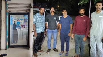 Haryana natives who come as truck drivers and steal money from ATMs have been arrested by the police ppp Haryana natives who come as truck drivers and steal money from ATMs have been arrested by the police ppp