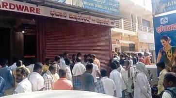 Tumkur Thieves absconded with silver worth 5 lakhs snr Tumkur Thieves absconded with silver worth 5 lakhs snr