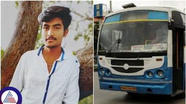 Benhaluru Killer BMTC bus ran over an engineering student at HAL Road sat Benhaluru Killer BMTC bus ran over an engineering student at HAL Road sat
