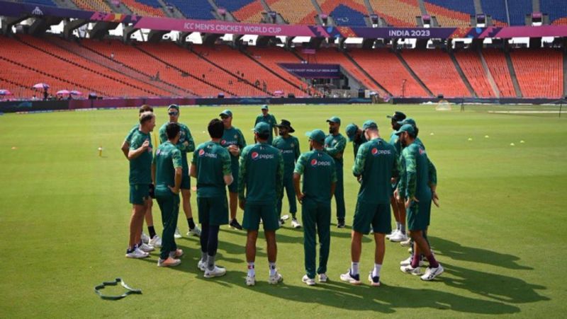 India won the toss and choose to field first against Pakistan in 12th match of Cricket World Cup 2023 at Narendra Modi Stadium, Ahmedabad rsk