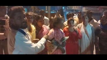 Inhuman incident Alone woman was paraded with slipper garland midnight at belagavi sat Inhuman incident Alone woman was paraded with slipper garland midnight at belagavi sat