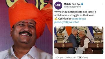 middle east eye Website Quotes BJP MLA basavanagowda patil yatnal Tweet on Isreal Hamas War san middle east eye Website Quotes BJP MLA basavanagowda patil yatnal Tweet on Isreal Hamas War san