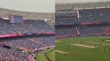 World Cup 2023 whole crowd singing Jai Shree ram in Narendra Modi Stadium India vs Pak san World Cup 2023 whole crowd singing Jai Shree ram in Narendra Modi Stadium India vs Pak san