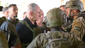israel prime minister to troops 'next stage soon', visits the infantry in gaza border israel prime minister to troops 'next stage soon', visits the infantry in gaza border