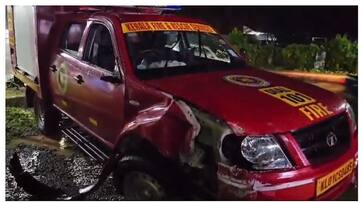 fire and rescue vehicle accompanying the Chief Minister met with an accident fvv fire and rescue vehicle accompanying the Chief Minister met with an accident fvv