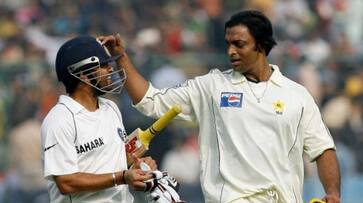 Sachin Tendulkar Responds to Shoaib Akhtar's advice as India Thrash Pakistan gkc Sachin Tendulkar Responds to Shoaib Akhtar's advice as India Thrash Pakistan gkc