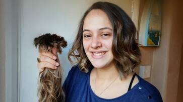 Yuvraj Singh's wife actress Hazel Keech shares story on postpartum hair loss; donates hair for cancer patients ATG Yuvraj Singh's wife actress Hazel Keech shares story on postpartum hair loss; donates hair for cancer patients ATG