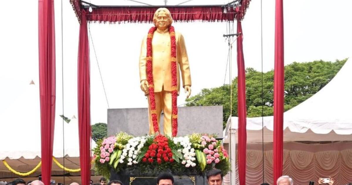 அண்ணா பல்கலைக்கழகத்தில் ஏபிஜே அப்துல் கலாம் சிலை...! திறந்து வைத்த முதலமைச்சர் ஸ்டாலின்