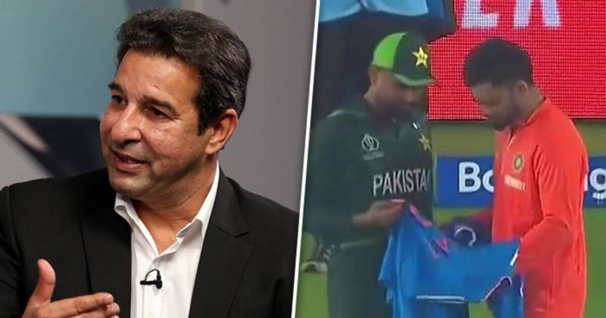 ODI World Cup 2023: Wasim Akram criticizes Babar Azam for jersey ...