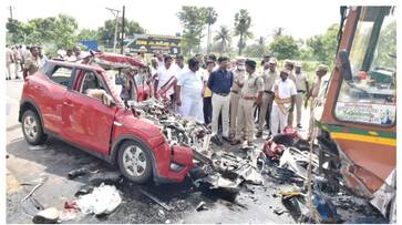 car and lorry accident 7 death in a family thiruvannamalai chennai fvv car and lorry accident 7 death in a family thiruvannamalai chennai fvv