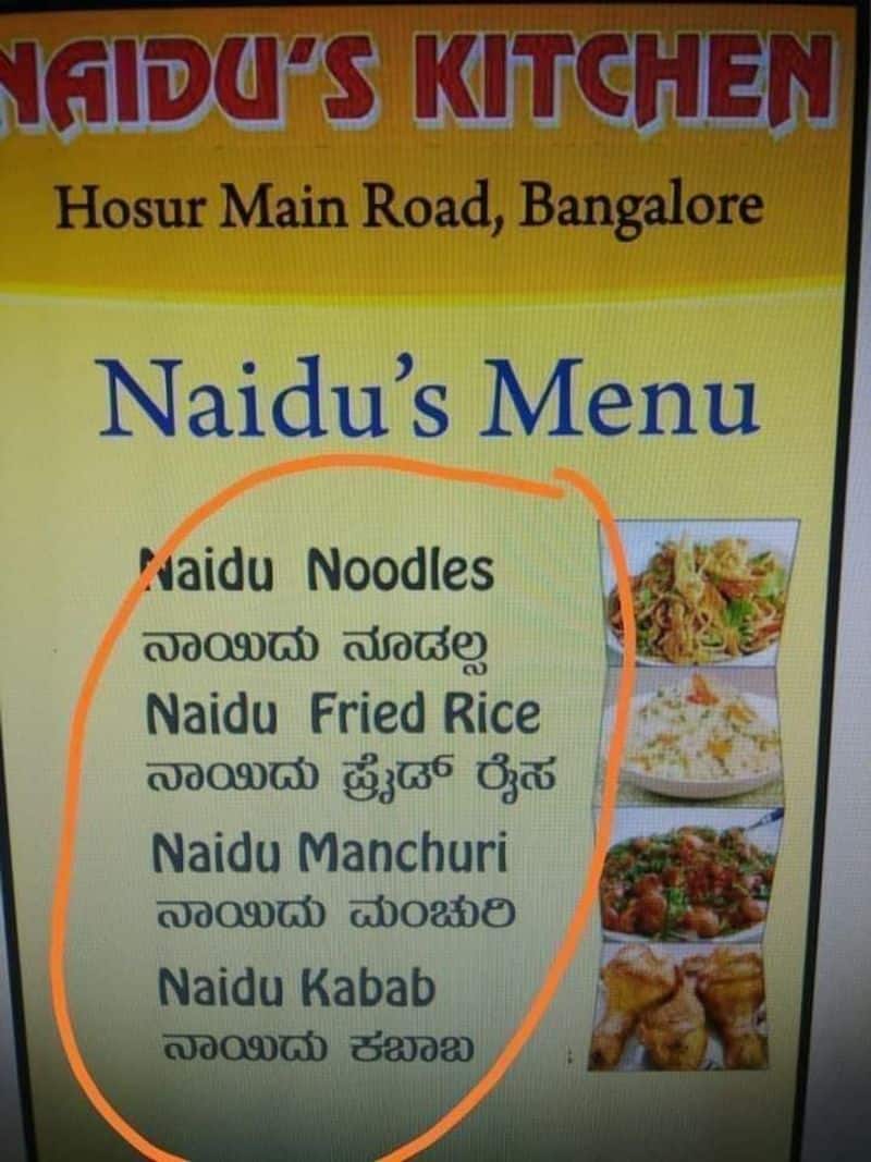 Bengaluru Naidu Kitchen selling Dog kebab and manchurian beware before going to this hotel sat