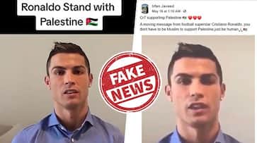 Fact Check: Has Cristiano Ronaldo pledged support to Palestinians amid Israel-Hamas war? Here's the truth snt Fact Check: Has Cristiano Ronaldo pledged support to Palestinians amid Israel-Hamas war? Here's the truth snt