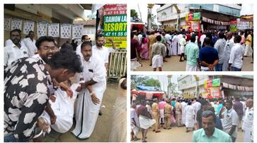 Conflict during bank elections Congress-CPM workers clashed at idukki fvv Conflict during bank elections Congress-CPM workers clashed at idukki fvv