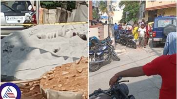 Bengaluru miscreants dead body buried in the sand dead body has not been identified sat Bengaluru miscreants dead body buried in the sand dead body has not been identified sat