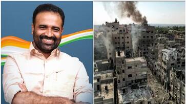palestine israel conflict congress mla cr mahesh supports hamas joy palestine israel conflict congress mla cr mahesh supports hamas joy